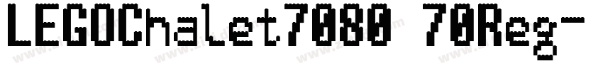 LEGOChalet7080 70Reg字体转换